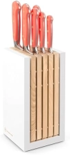 Wüsthof Classic Coral Peach 8-Piece Knife Set with Block