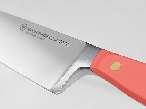 Wüsthof Classic Coral Peach 8-Piece Knife Set with Block