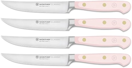 Wüsthof Classic Pink Himalayan Salt Steak Knife Set - 4 Pieces