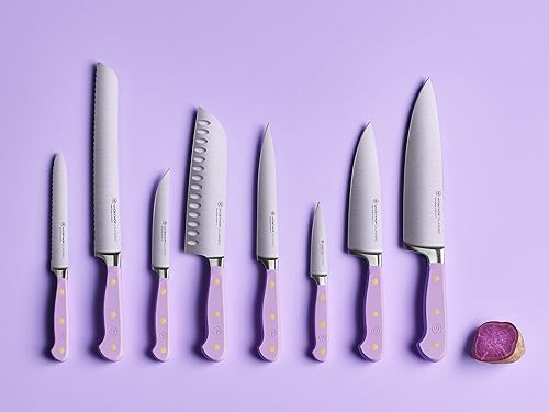 Wüsthof Classic 4-Piece Steak Knife Set in Purple Yam Finish