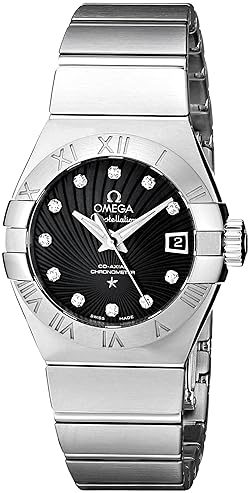 Omega Women's Constellation Co-Axial Automatic Silver-Tone Watch - 27mm Swiss Automatic