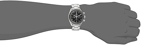 Omega Men's Speedmaster Mechanical Hand Wind Watch - Silver/Black Dial