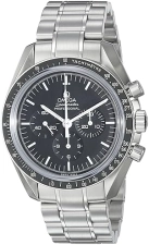 Omega Men's Speedmaster Mechanical Hand Wind Watch - Silver/Black Dial