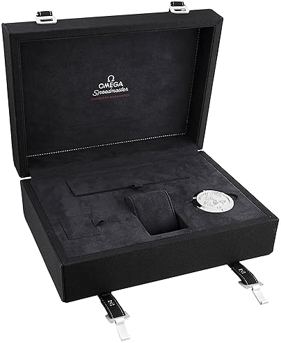 Omega Men's Speedmaster Mechanical Hand Wind Watch - Silver/Black Dial