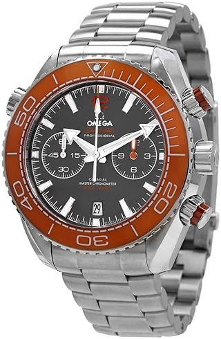 Omega Planet Ocean 600M Seamaster Chronograph Men's Watch - Grey Dial