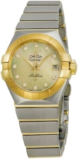 Omega Constellation Automatic Ladies Watch with Mother of Pearl Dial, Stainless Steel & 18kt Gold - Style 12320272057002