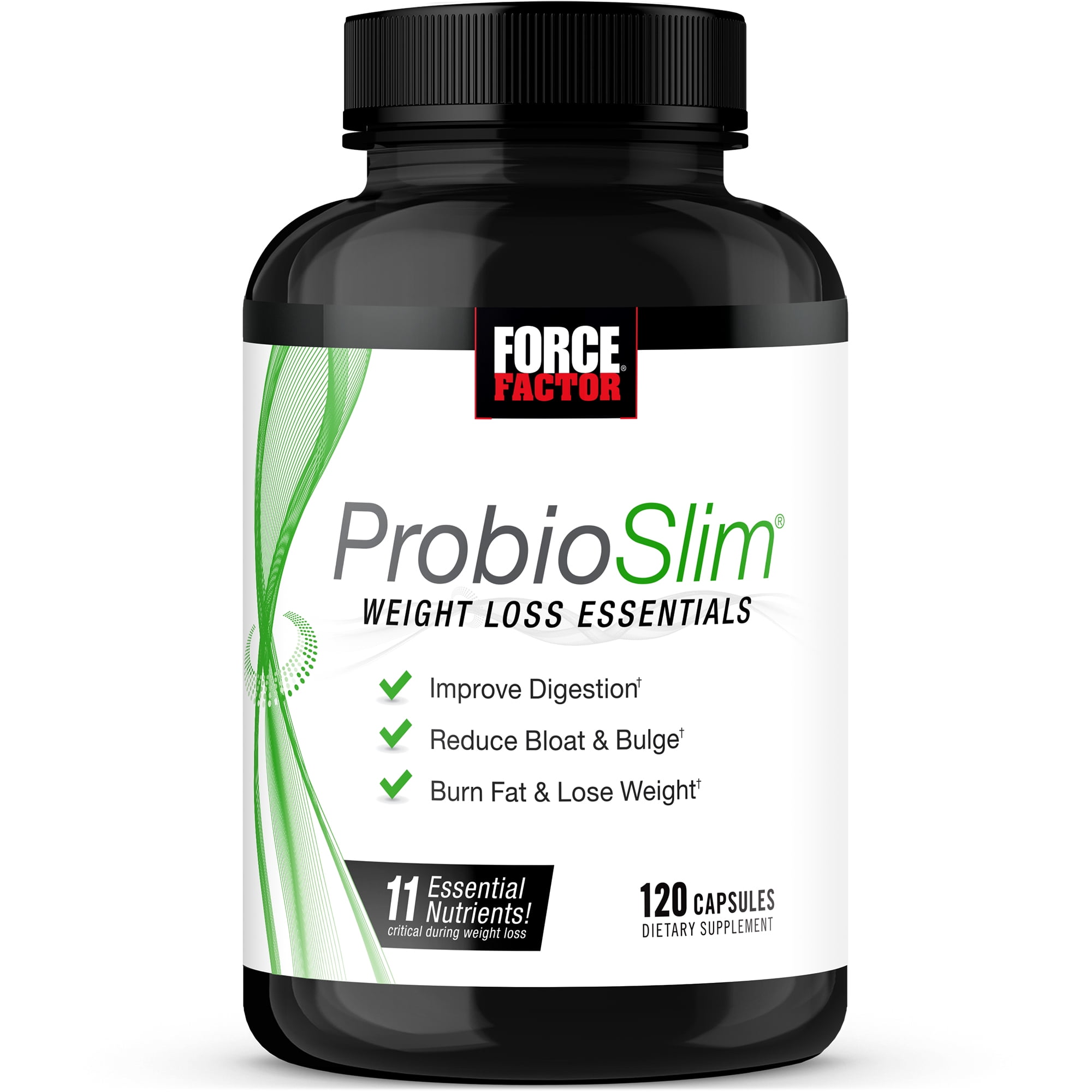 Force Factor ProbioSlim Probiotic Capsules for Weight Loss Support - 120ct