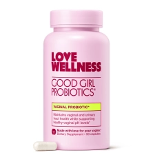 Love Wellness Good Girl Probiotics: Women's Vaginal pH Balance & Odor Support, 30 Caps
