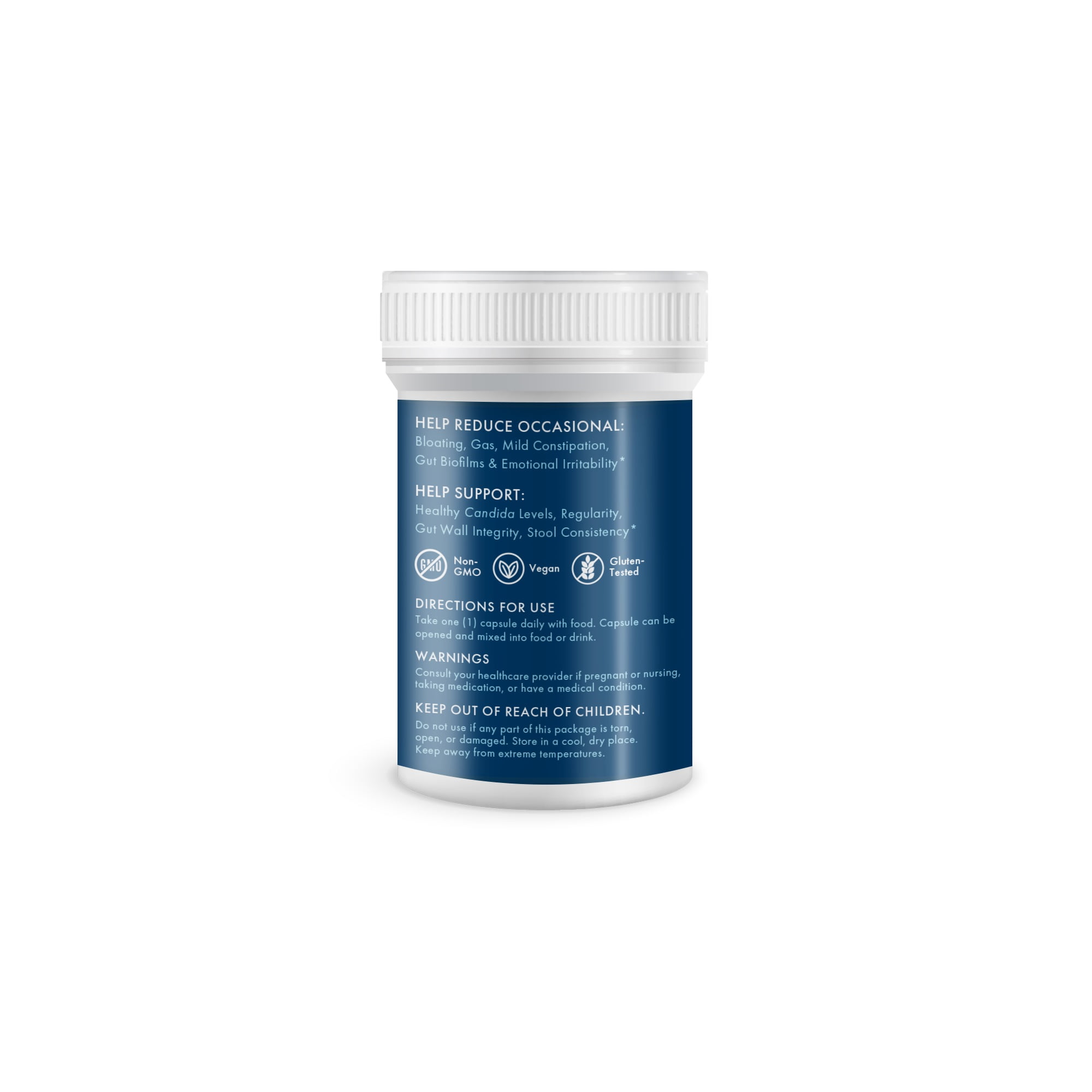 BIOHM TOTAL GUT PROBIOTIC WITH DIGESTIVE ENZYMES - 30 COUNT (UNISEX)