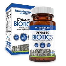 Stonehenge Health Probiotics: 55 Billion CFU, 16 Strains, Prebiotic, Synbiotic, Acidophilus, Delayed Release, Shelf Stable (1 Pack)