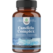 Natures Craft Candida Support Complex with Digestive Enzymes & Probiotics - 60 Capsules