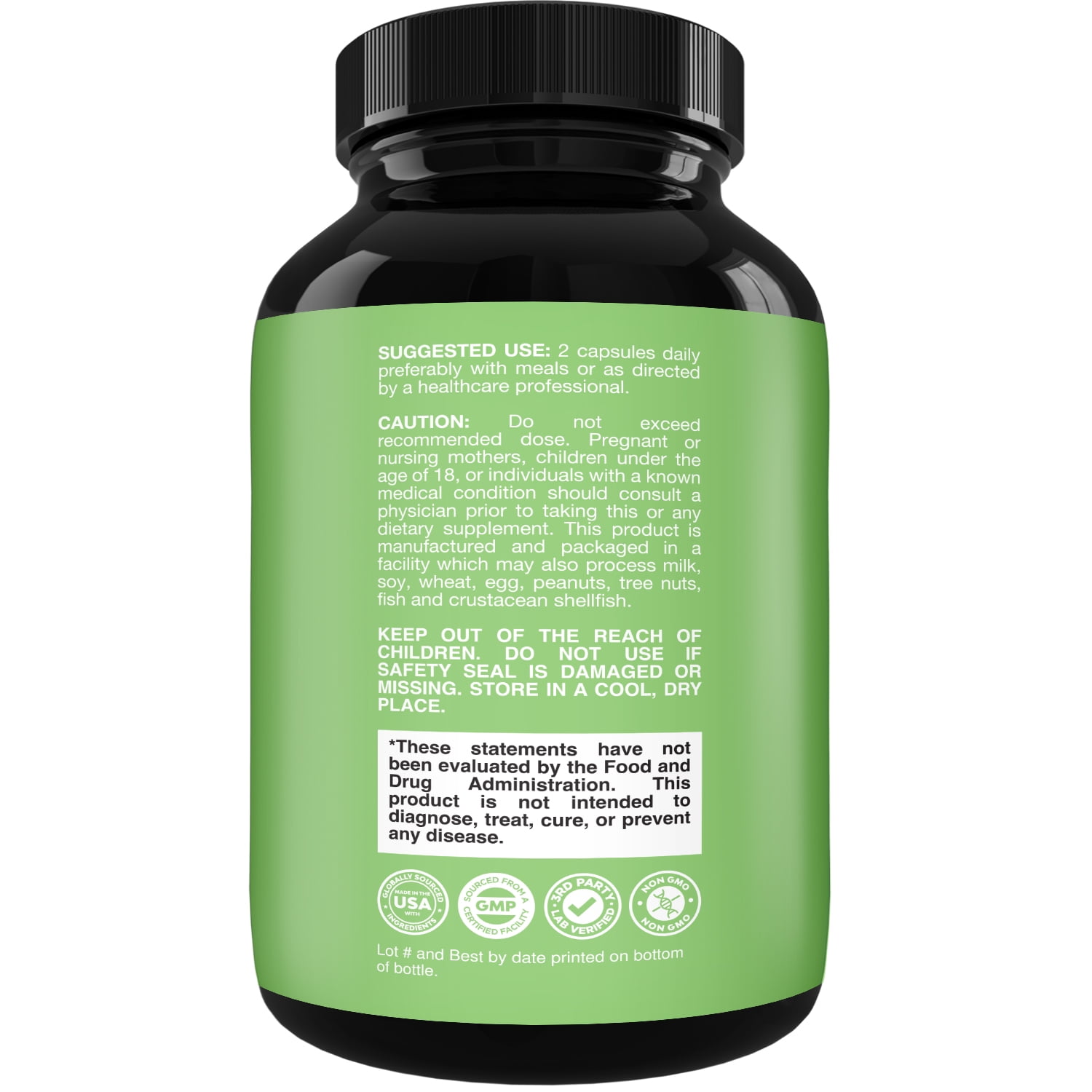 Natures Craft Candida Complex Capsules - Probiotics, Enzymes, Oregano Extract