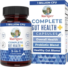 MaryRuth's Gut Health SCFA Butyrate Capsules, 60ct: 3-in-1 Formula