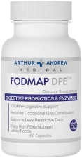 FODMAP DPE Digestive Probiotics & Enzymes - Relief for Intolerance & Fermentable Foods - Vegan - Non-GMO - 60 Caps