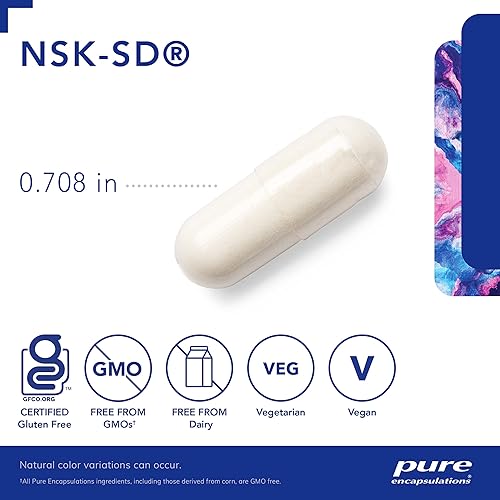Nattokinase Supplement for Blood Circulation - 100mg Capsules - Gluten Free - 60 Count