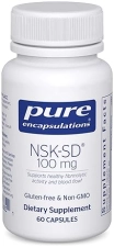 Nattokinase Supplement for Blood Circulation - 100mg Capsules - Gluten Free - 60 Count