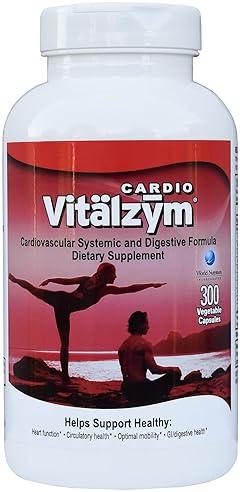 World Nutrition Advanced Cardio Enzyme Blend with Serrapeptase, Nattokinase & CoQ10 (300 Caps)