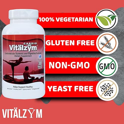 World Nutrition Advanced Cardio Enzyme Blend with Serrapeptase, Nattokinase & CoQ10 (300 Caps)