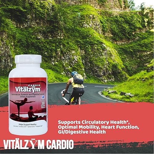 World Nutrition Advanced Cardio Enzyme Blend with Serrapeptase, Nattokinase & CoQ10 (300 Caps)