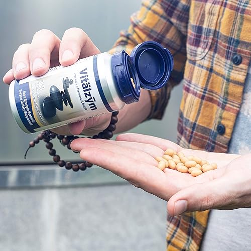 Serrapeptase Enzyme Gel Capsules for Immune & Joint Support, Natural Pain Relief & Fertility - 360 Caps