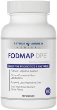 Arthur Andrew Medical FODMAP DPE Probiotic Enzymes - Relief for FODMAP Intolerance - Vegan, Non-GMO - 180 Capsules