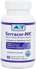 AST Enzymes Serracor-NK: Proteolytic Enzyme Formula with Serrapeptase & Nattokinase - 90 Capsules