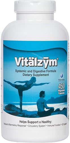 Serrapeptase Enzyme Formula for Immune & Joint Support | Cardio Health | Men Women (450 Caps)