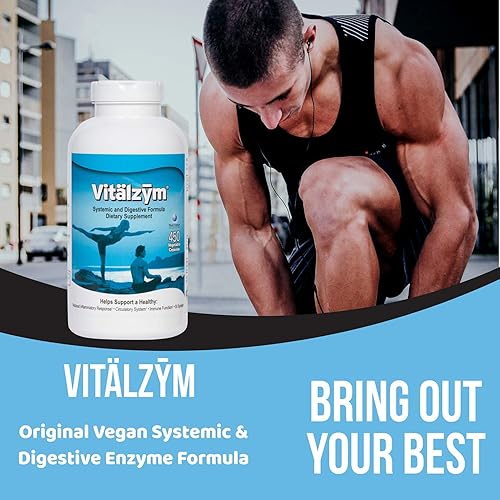 Serrapeptase Enzyme Formula for Immune & Joint Support | Cardio Health | Men Women (450 Caps)