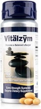 Vitalzym Serrapeptase Liquid Gel Capsules for Immune & Joint Support (180ct)