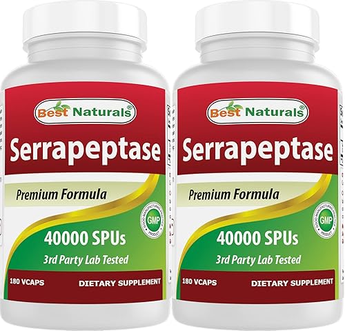 Best Naturals High Strength Best Naturals Serrapeptase 40000 SPUs 360 Capsules