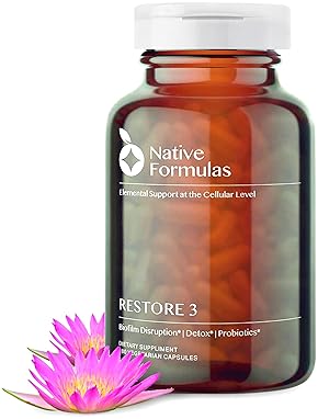 Native Formulas Proteolytic Enzyme & Probiotic Blend Supplement - 60 Capsules - Biofilm Disruption for GI Health