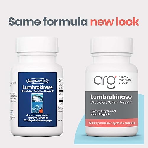 Lumbrokinase Supplement for Circulatory System Support - 30 Delayed Release Capsules