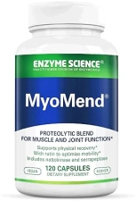 Enzyme Science Joint Support Supplement with Enzymes - Vegan & Kosher - 120 Capsules