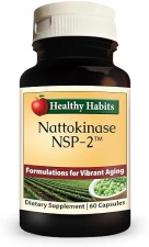 Healthy Habits Nattokinase NSP2 High Potency Cardio Health Supplement - 60 Capsules