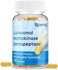 Naering Liposomal Enzyme Supplement for Circulatory & Gut Health - 60 Capsules