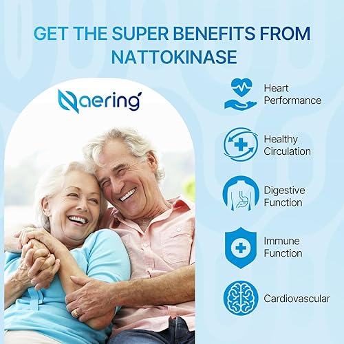 Naering Liposomal Enzyme Supplement for Circulatory & Gut Health - 60 Capsules