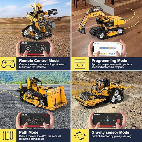 Shantou city STEM Robot Building Kit with Remote Control Excavator - Educational Coding Toys for Kids 6-12+