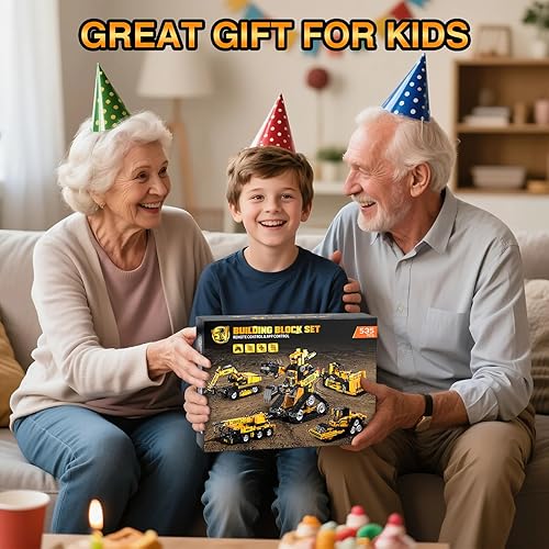 Shantou city STEM Robot Building Kit with Remote Control Excavator - Educational Coding Toys for Kids 6-12+