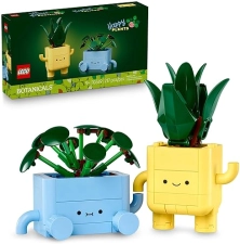 LEGO Botanicals Happy Plants Building Set - Bedroom Decor for Kids & Adults - Ideal Gift - Ages 9+ - 10349