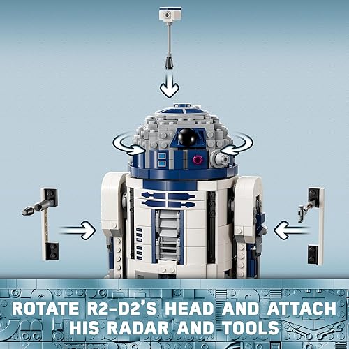 LEGO Star Wars R2-D2 Building Toy Set with Darth Malak Minifigure - Ages 10+ - Gift Idea for Kids & Fans - 75379