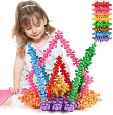 TOMYOU 200-Piece Building Blocks STEM Toy Set for Kids, Safe Plastic Educational Discs, Ages 3+, Boys & Girls