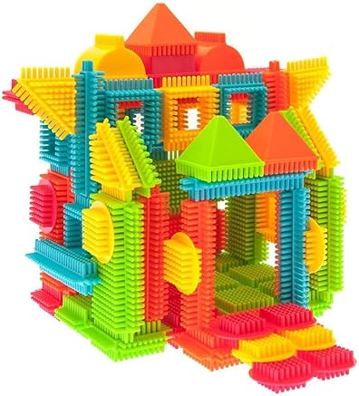 PicassoTiles 120-Piece Hedgehog Building Blocks Toy Set for Kids Age 3+ - Educational STEAM Development Playset