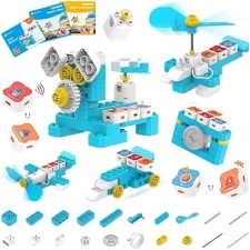 WhalesBot A1 Coding Toy for Kids | Building Block Robot | STEM Toy with Magnetic Controller | Screen-Free Coding | Ages 3-6