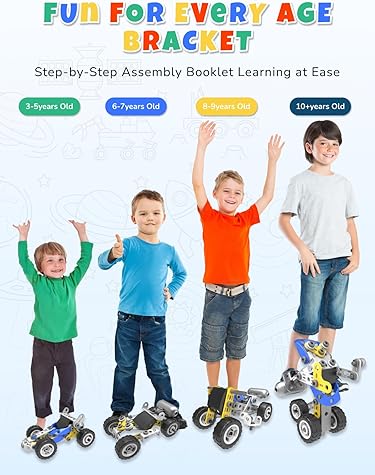 Shantou Chenghaı Electric STEM Building Toys for Boys 4-8 Years - Educational Racing Science Kit - Creative Gift