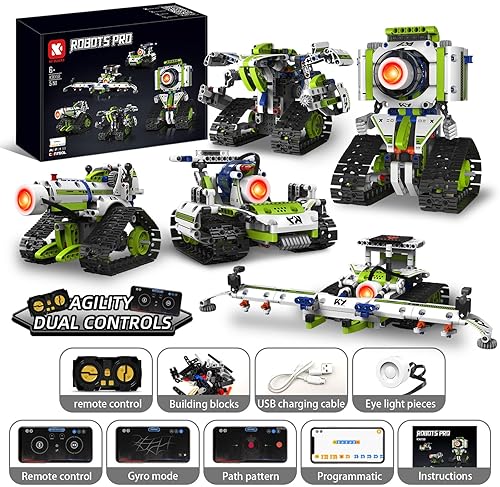 Shantou Kaiyu 5-In-1 STEM Robotics Kit for Kids Ages 8-12 - Educational Gift for Boys