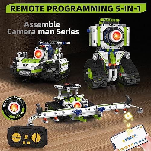 Shantou Kaiyu 5-In-1 STEM Robotics Kit for Kids Ages 8-12 - Educational Gift for Boys