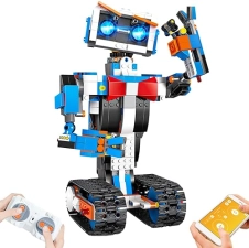 GUANGDONG STEM Robot Building Toy for Kids 8-12, App Control, Rechargeable, 635pcs