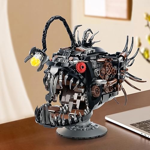 XITALAXU Ocean Animal Mechanical Fish Building Set - STEM Gift for Teens 8-14 (1038PCS)