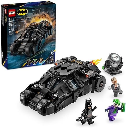 LEGO DC Batman Tumbler vs. Two-Face & The Joker Toy Building Set - Superhero Batmobile Toy - Ages 8+ - Gift Idea for Batman Fans - Set 76303