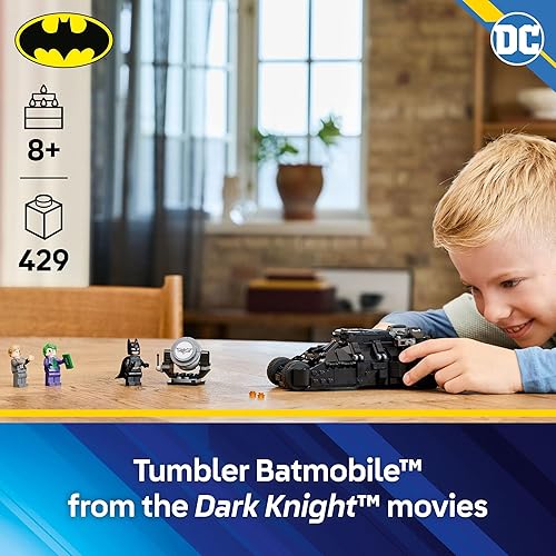 LEGO DC Batman Tumbler vs. Two-Face & The Joker Toy Building Set - Superhero Batmobile Toy - Ages 8+ - Gift Idea for Batman Fans - Set 76303